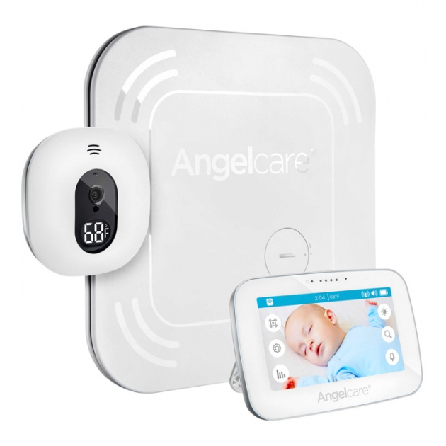 Видеоняня Angelcare с 4.3 LCD дисплеем и беспроводным монитором дыхания AC417