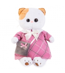 Мягкая игрушка ли ли в розовом платье с серой сумочкой Budi basa Lk24 007...
