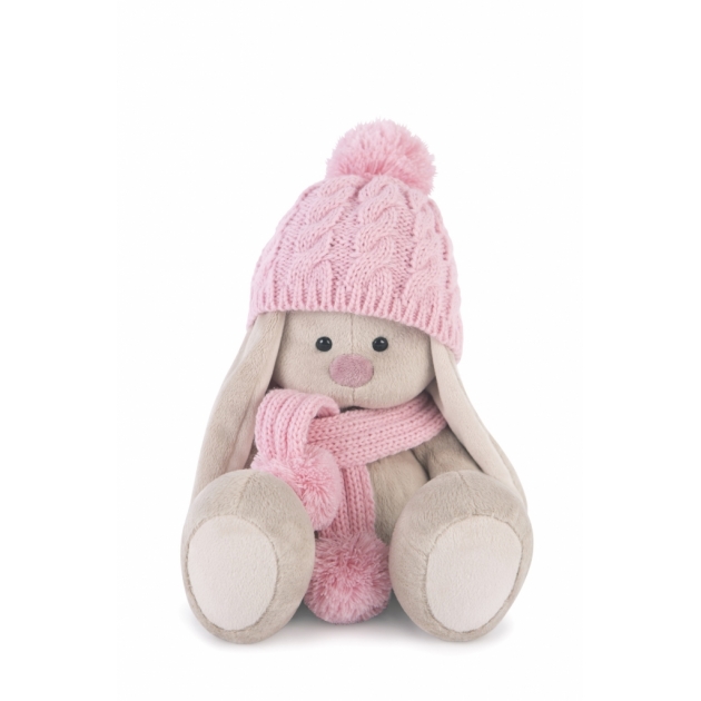 Мягкая игрушка Budi basa зайка ми в розовой шапочке и шарфе малая SidS-203