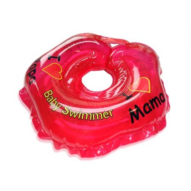 Круг красный полноцветный BabySwimmer