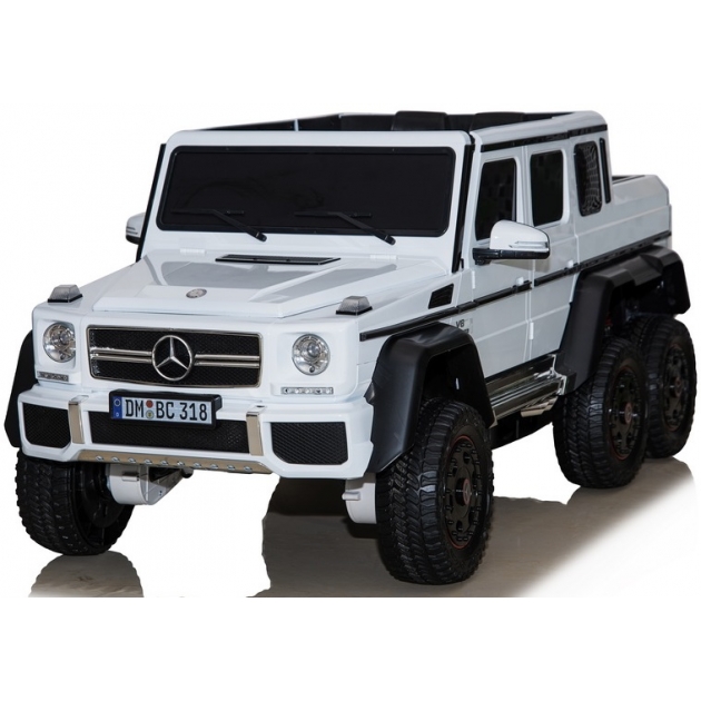 Barty mercedes benz g63 amg 4wd 6 колес белый