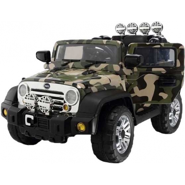 Электромобиль Barty jeep wrangler JJ-JJ235 камуфляж глянцевый