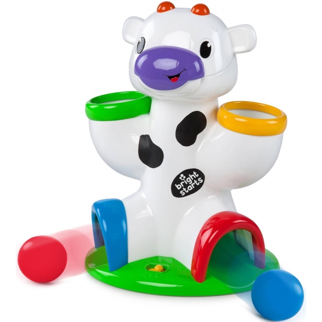 Развивающая игрушка Bright Stars Веселая корова 52175