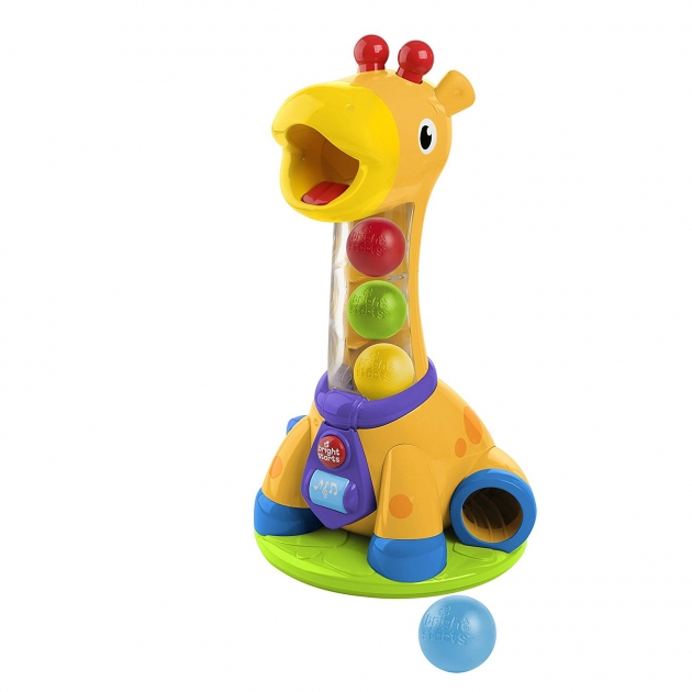 Развивающий игровой набор веселый жирафик на бат свет звук Bright Starts 10933