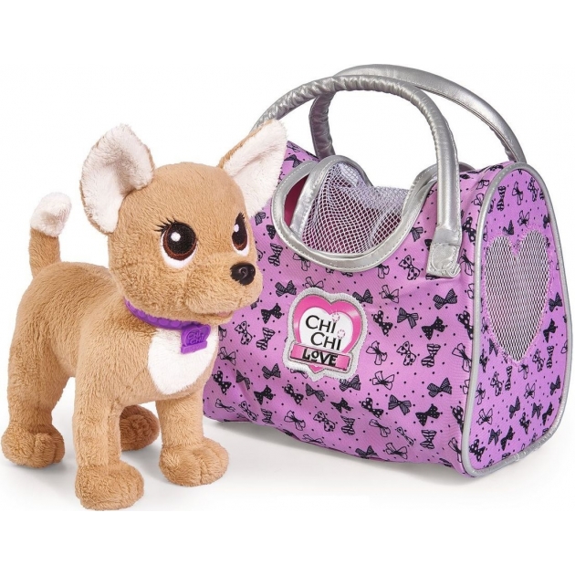 Мягкая игрушка Simba Chi Chi Love путешественница с сумкой переноской 5893124