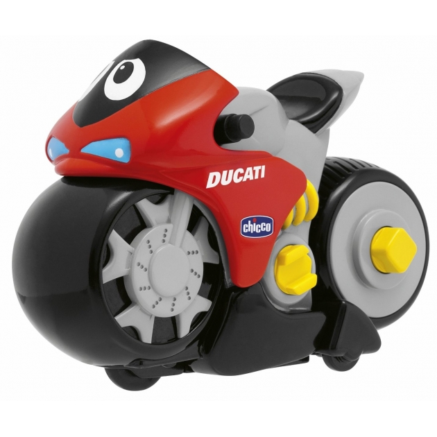 Игрушка Мотоцикл Chicco Ducati Turbo Touch со сменной панелью 69021