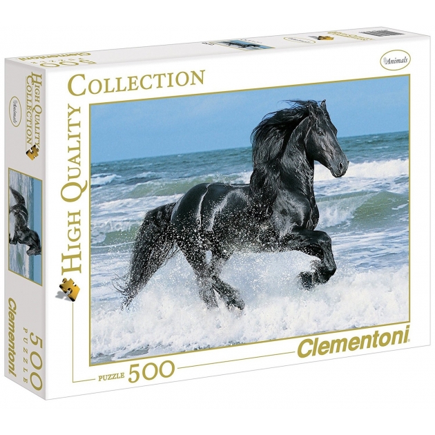 Пазл Clementoni Вороной конь в море 500 элементов 30175