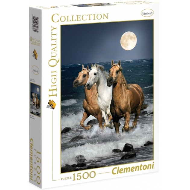 Пазл Clementoni HQ Дикие лошади 1500 элементов 31676