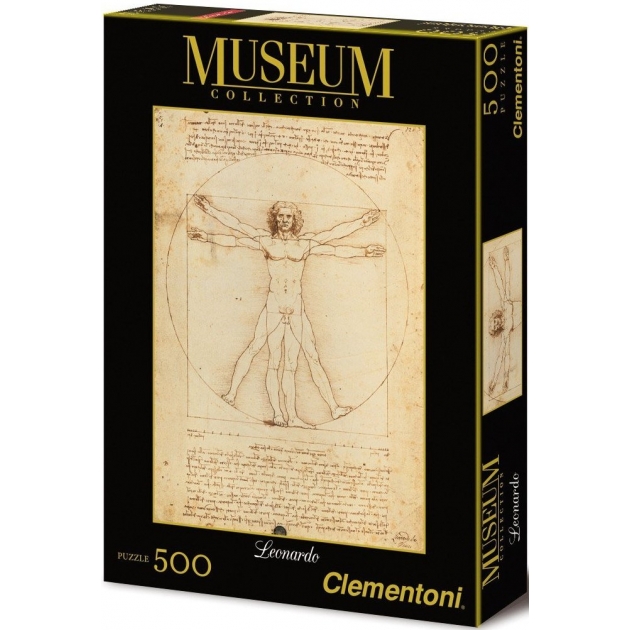 Пазл Clementoni Музей Витрувианский человек 500 элементов 35001