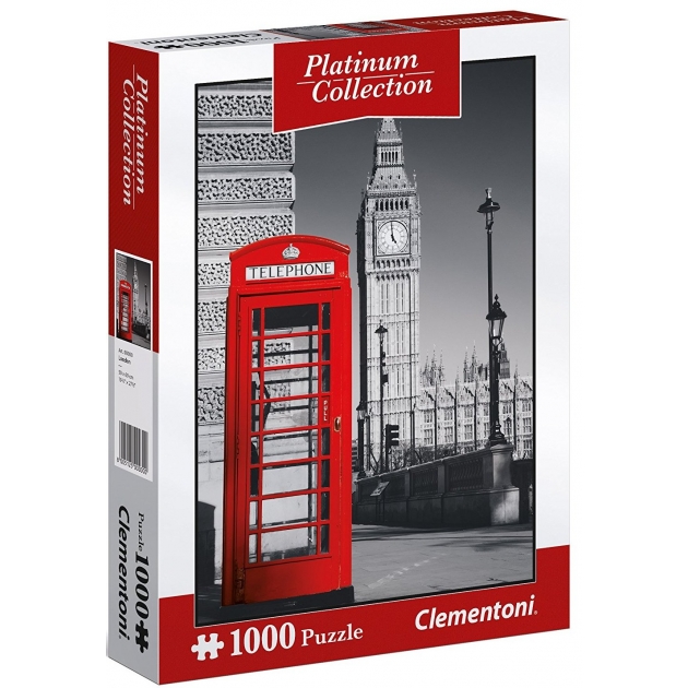 Пазл Clementoni Платиновая коллекция Лондон 1000 элементов 39397