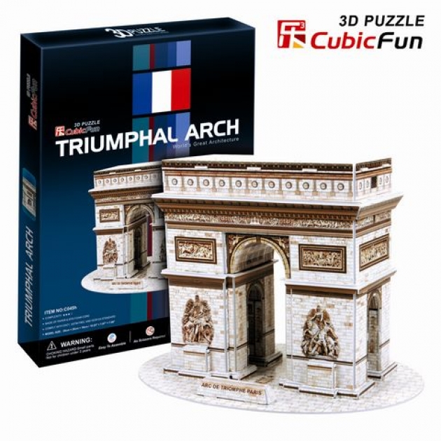 3D Пазл CubicFun Триумфальная арка (Париж) C045h