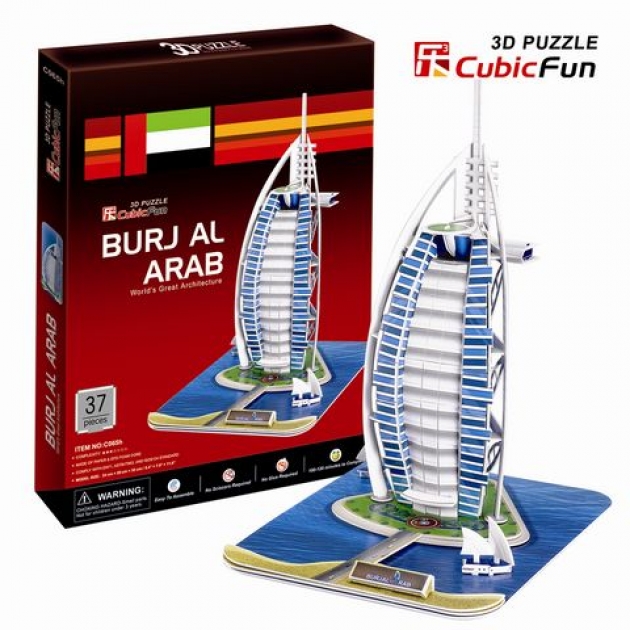 3D Пазл CubicFun Бурж Эль Араб (Дубаи) C065h