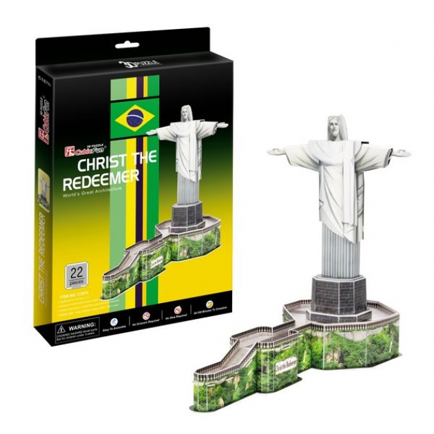 3D Пазл CubicFun Статуя Христа-Искупителя (Бразилия) C187h