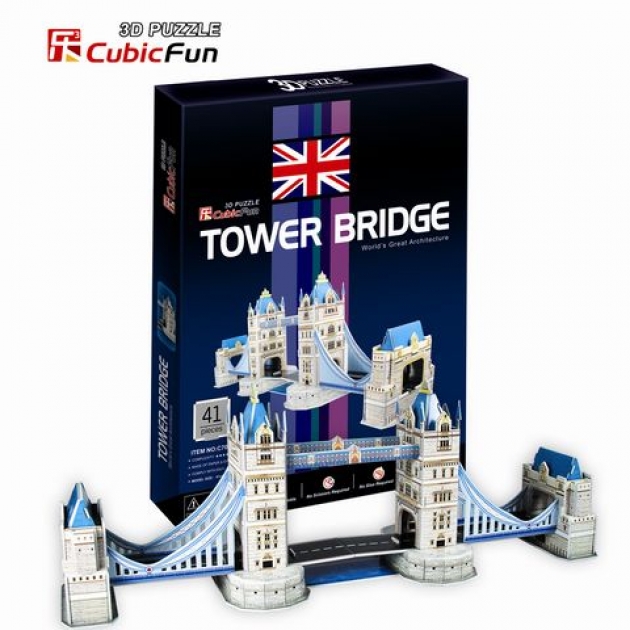 3D Пазл CubicFun Игрушка  Тауэрский мост(Великобритания) C702h
