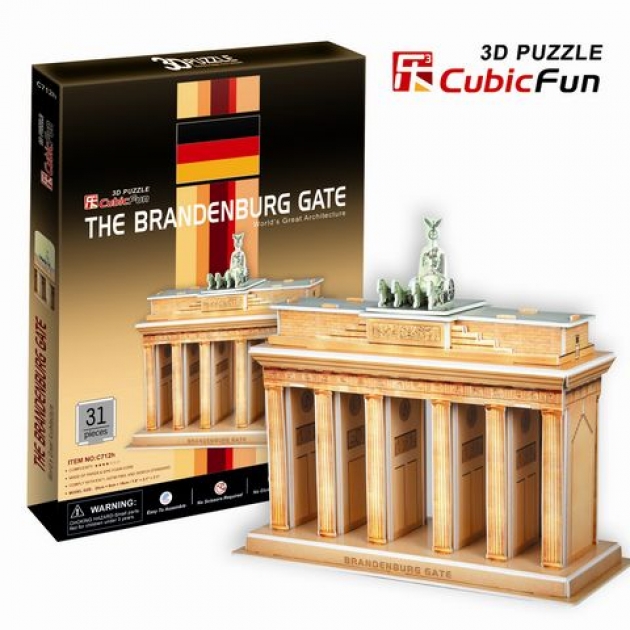3D Пазл CubicFun Игрушка  Бранденбургские ворота (Германия) C712h