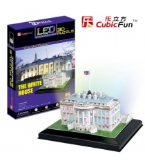 3D Пазл Cubic Fun  Белый дом с иллюминацией  (США) L504h