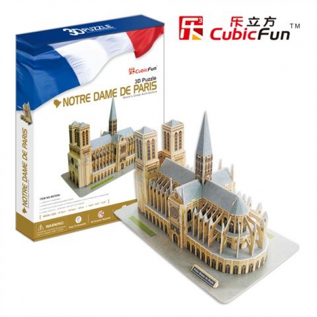 3D Пазл CubicFun Игрушка  Нотердам де Пари (Франция) MC054h
