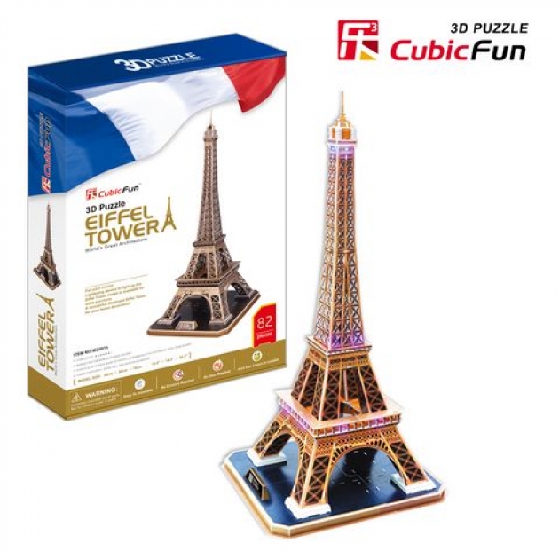 3D Пазл CubicFun Эйфелева Башня (Франция) MC091h