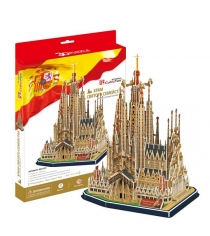 3D Пазл Cubic Fun Храм Святого Семейства (Испания) MC153h...
