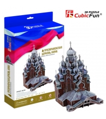 3D Пазл Cubic Fun Преображенская церковь, Кижи Россия MC169h...