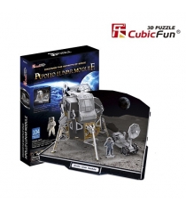3D Пазл Cubic Fun Игрушка Лунный модуль корабля "Аполлон" P651h