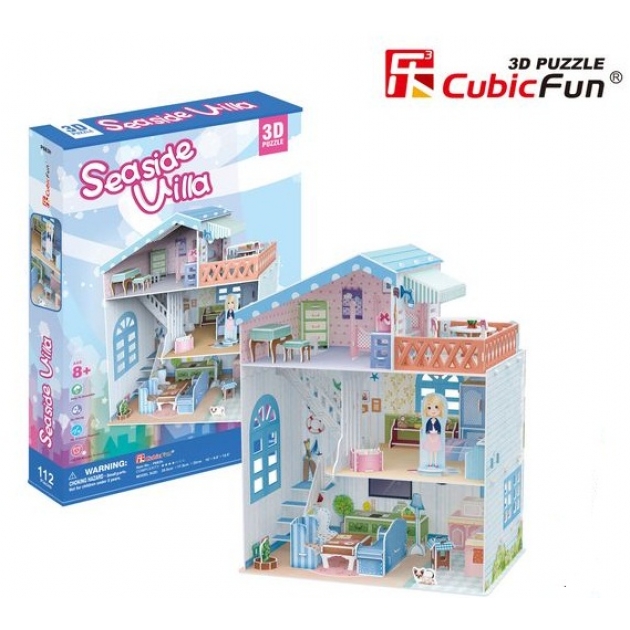 3D Пазл Cubic Fun Прибрежная Вилла P683h