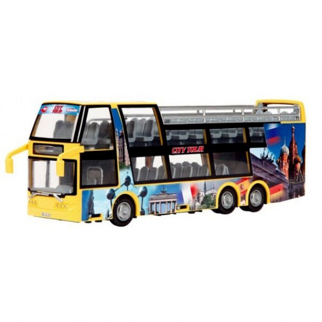 Туристический автобус Dickie желтый 29 см 3314322