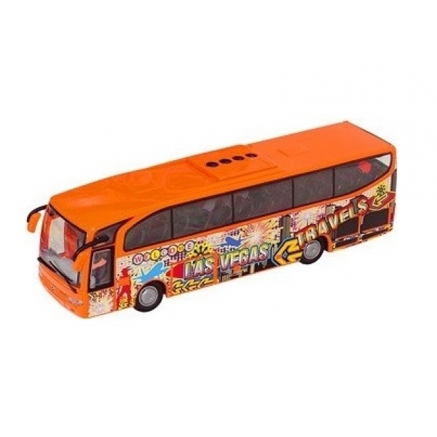 Автобус Dickie Euro Traveller оранжевый 27 см 3314826