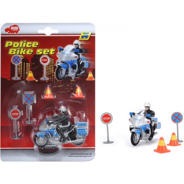 Dickie Toys Полицейский на мотоцикле 3315391