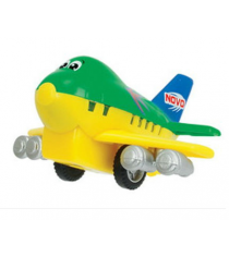 Веселый детский самолет Dickie инерционный желтый с зеленым 3345475...