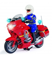 Мотоцикл Dickie фрикционный 20 см красный со светом и звуком 3383025...