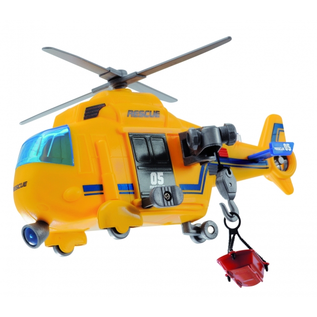 Игрушка вертолет Dickie 18 см функциональный со светом и звуком 3563573