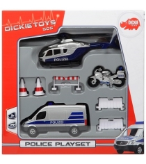 Игровой набор Dickie Полицейская техника 3713005