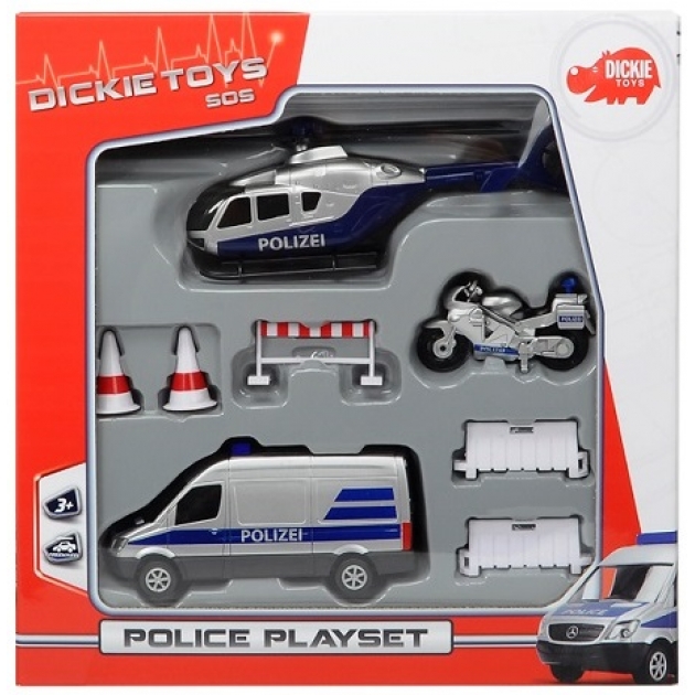 Игровой набор Dickie Полицейская техника 3713005