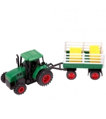 Трактор с прицепом с сеном Dickie Зелёный 3473471