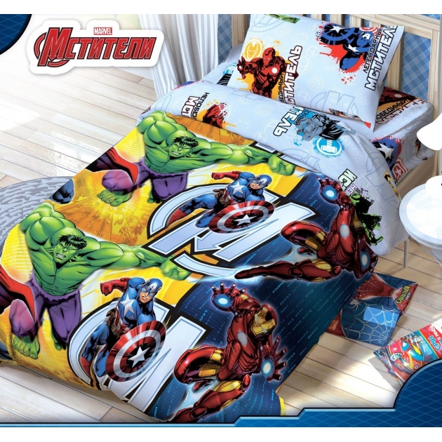 Детское постельное белье Disney Команда Мстители 1317322
