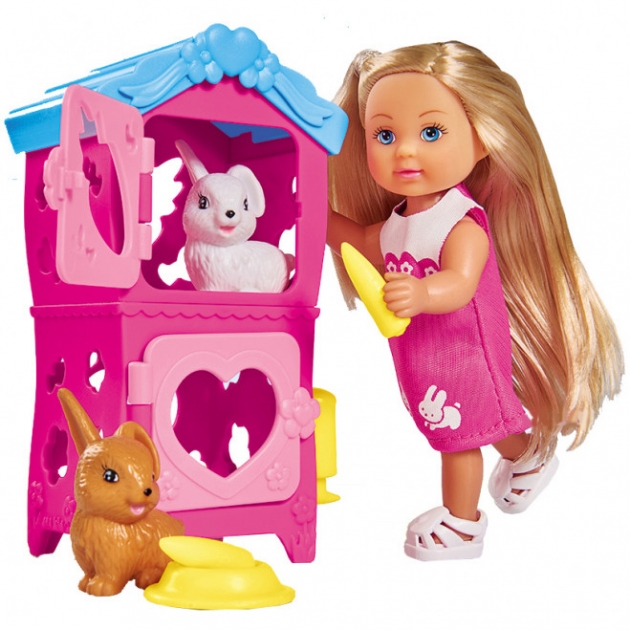 Кукла Еви с кроликами, 12 см 5733065