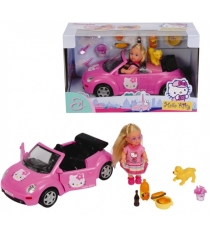 Кукла Evi Love на машине с собачкой и акссессуарами из серии Hello Kitty 5737843...