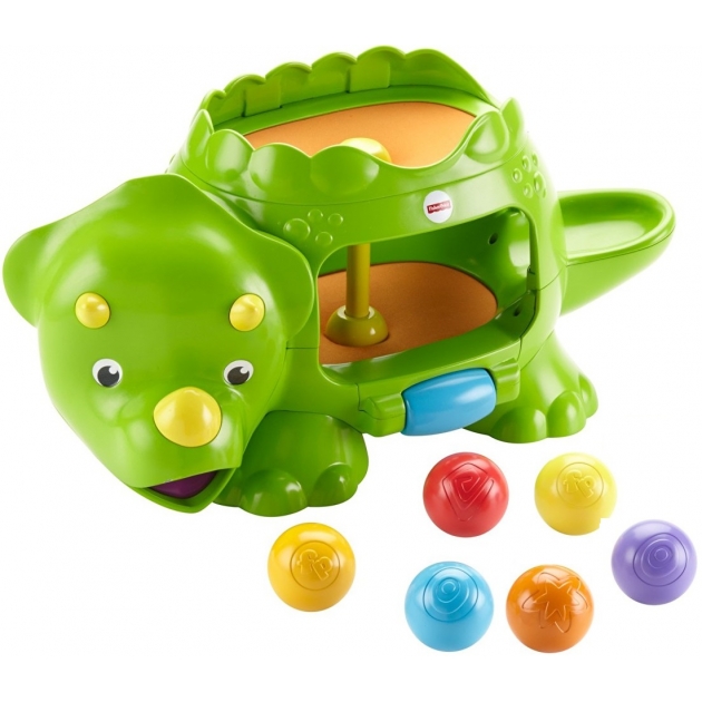 Развивающая игрушка Fisher Price Динозавр с шариками DHW03