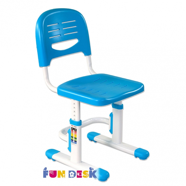 Детское кресло FunDesk SST3 голубой белый