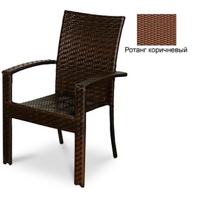 Кресло с усиленной передней опорой GARDA-1011 R коричневый