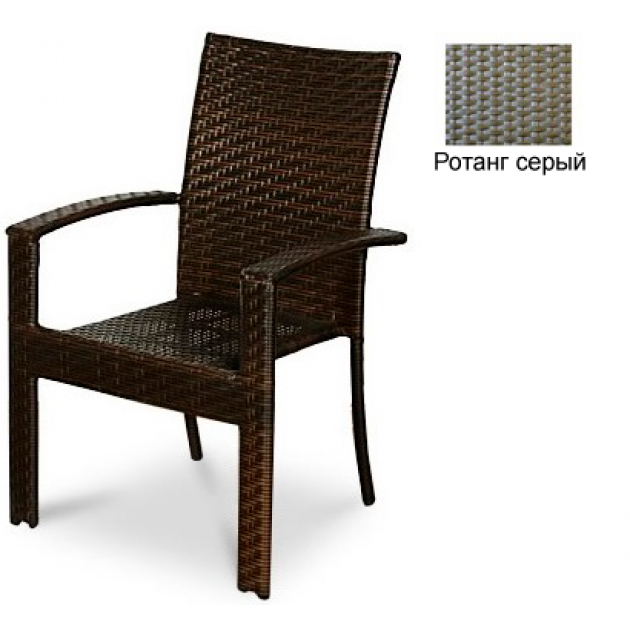 Кресло с усиленной передней опорой GARDA-1011 R серый