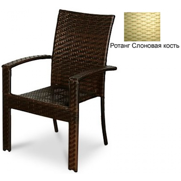 Кресло с усиленной передней опорой GARDA-1011 R слоновая кость