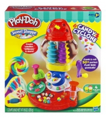 Детский пластилин play doh игровой набор пластилина фабрика конфет 39640...