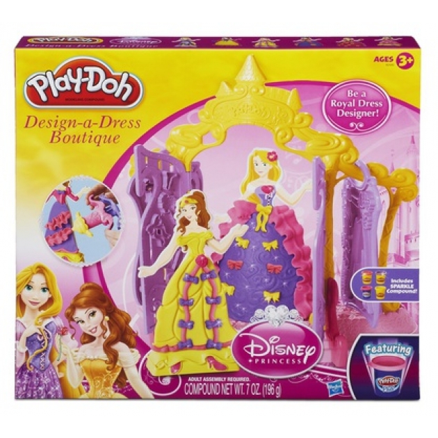 Детский пластилин play doh набор бутик для принцесс дисней a2592e24