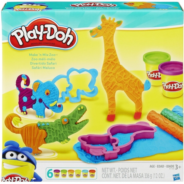 Игровой набор пластилина Hasbro Play Doh Веселое Сафари B1168