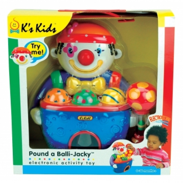 Пластиковый сортер Веселый клоун с мячами K's Kids KA369P