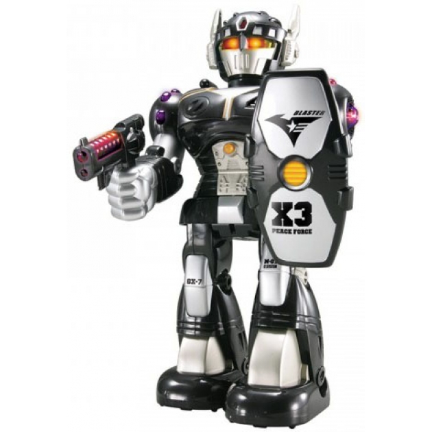 Детский робот-воин чёрный Hap-p-Kid