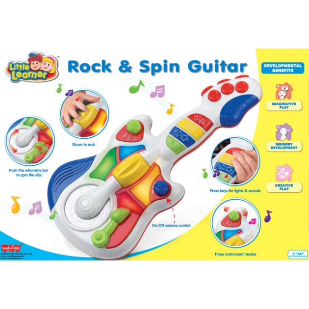 Детская музыкальная гитара Happy Kid для малышей 3856T
