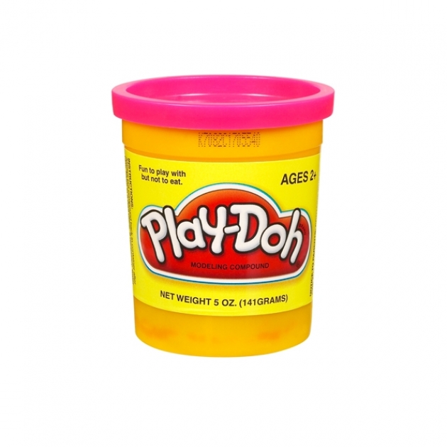 Детский пластилин play doh пластилин в банке розовый 22002148